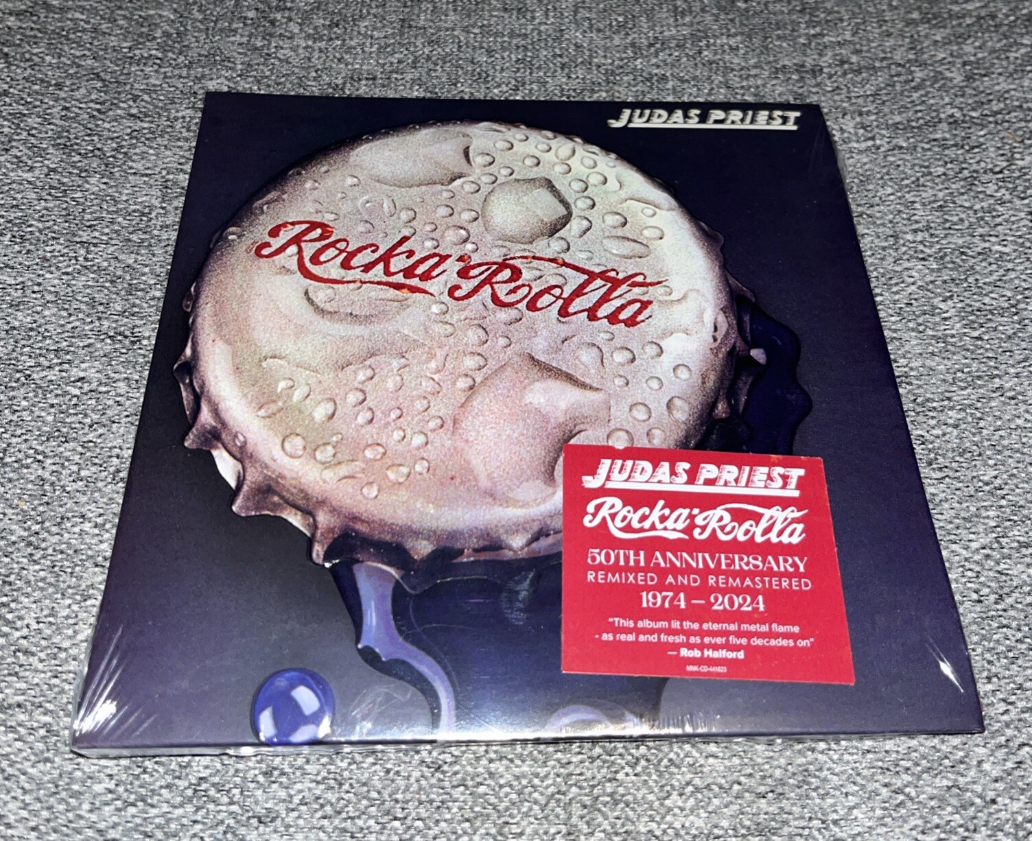 Rocka Rolla By Judas Priest (50th Anniversary) Embossed(New CD)⭐️Buy Any 3 Get 1