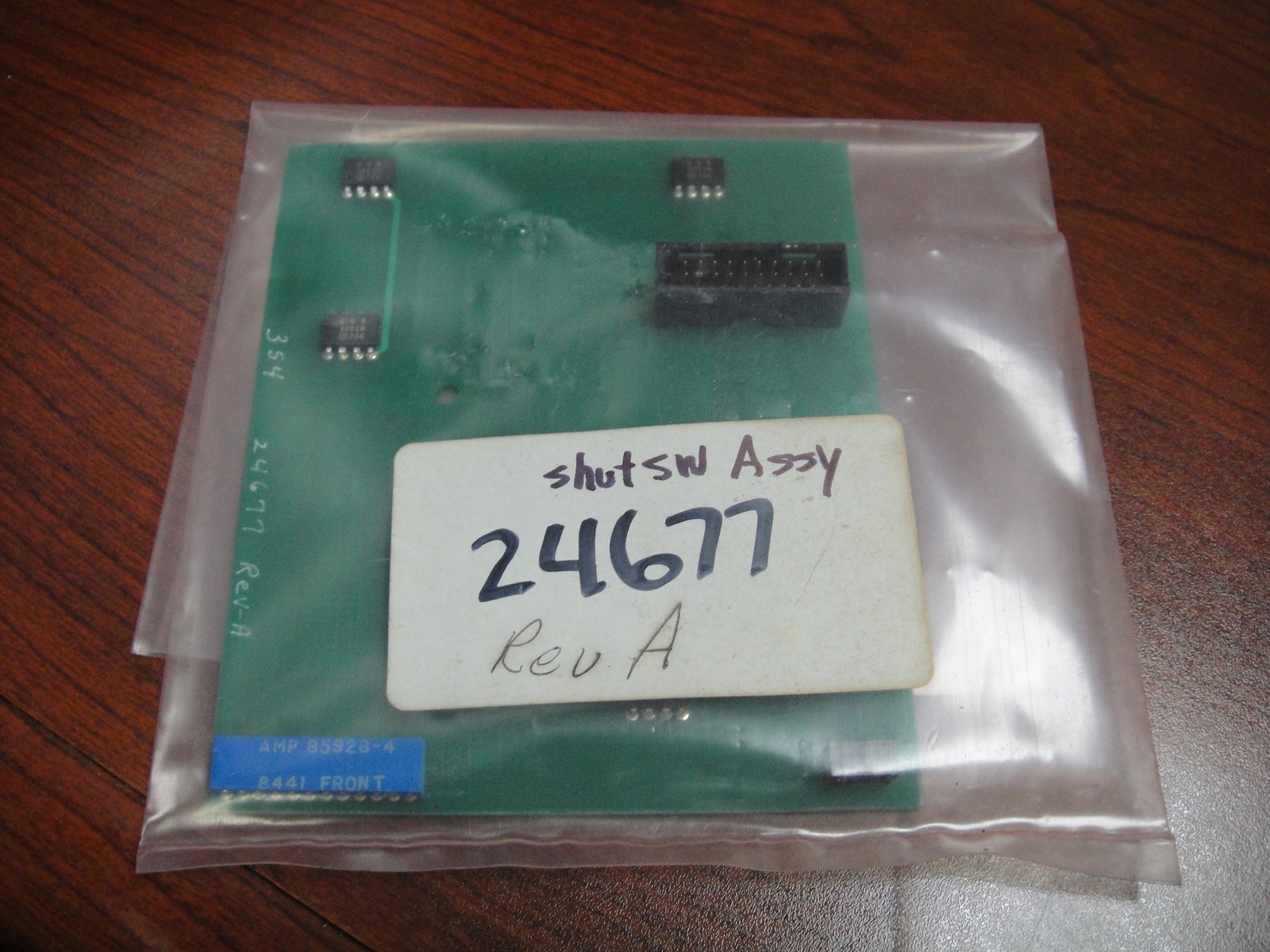 UIC, UNIVERSAL INSTRUMENTS, 24677000, SHUT SW ASSY, REV A , PCB
