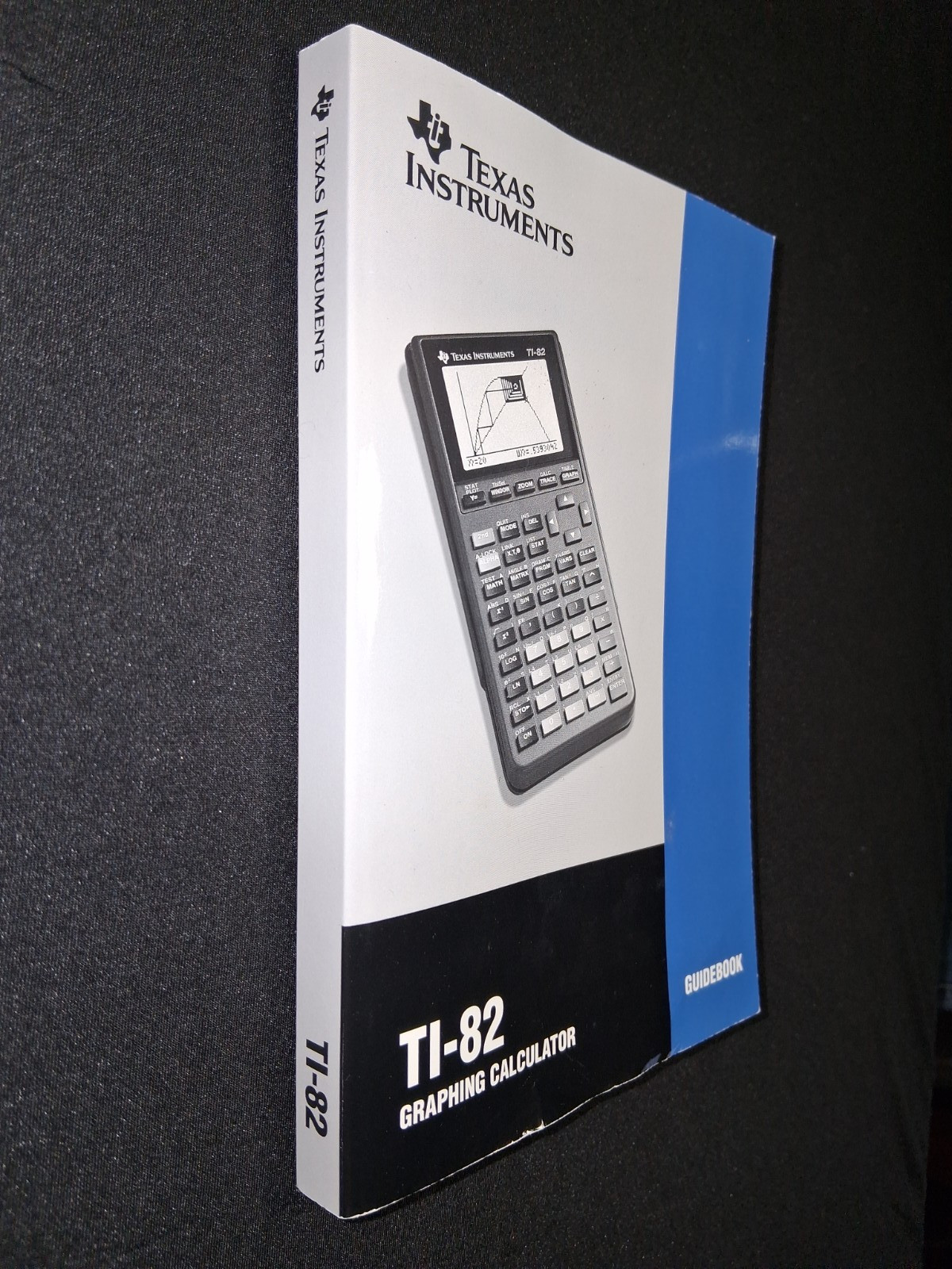 Texas Instruments TI-82 Graphing Calculator Guidebook Manual 1993