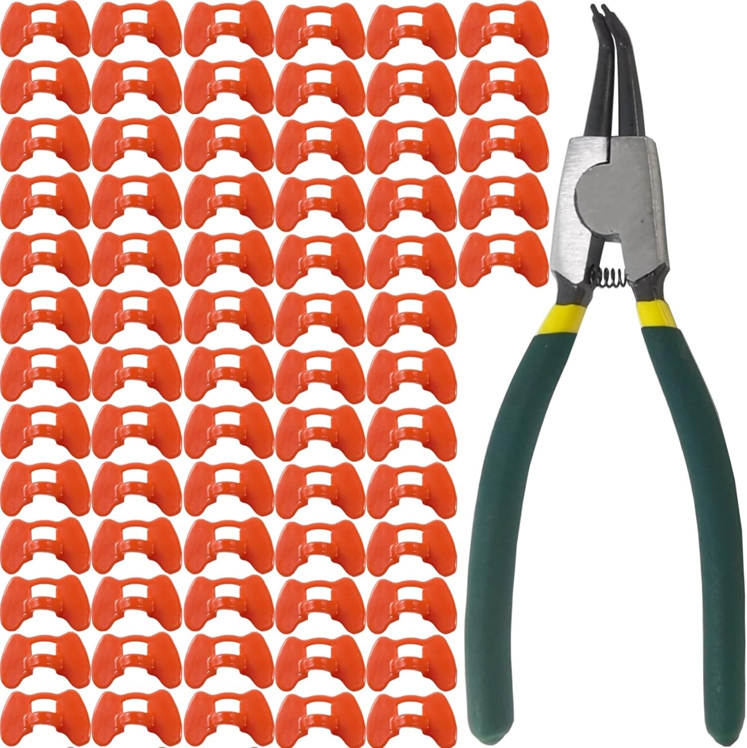 Anti-pecking goggles for chickens, 101 pieces with pliers