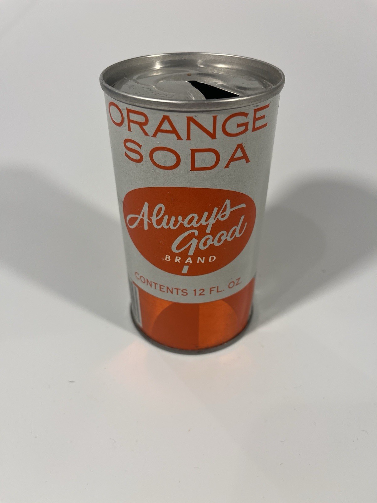 Vintage 1970s Always Good Orange Soda Can