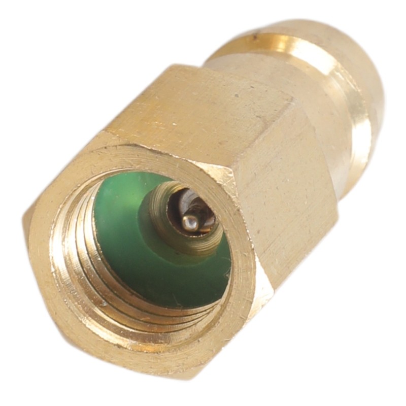 2PCS Car Refrigeration Conversion Kit Metal Threaded Adapters Valves Components