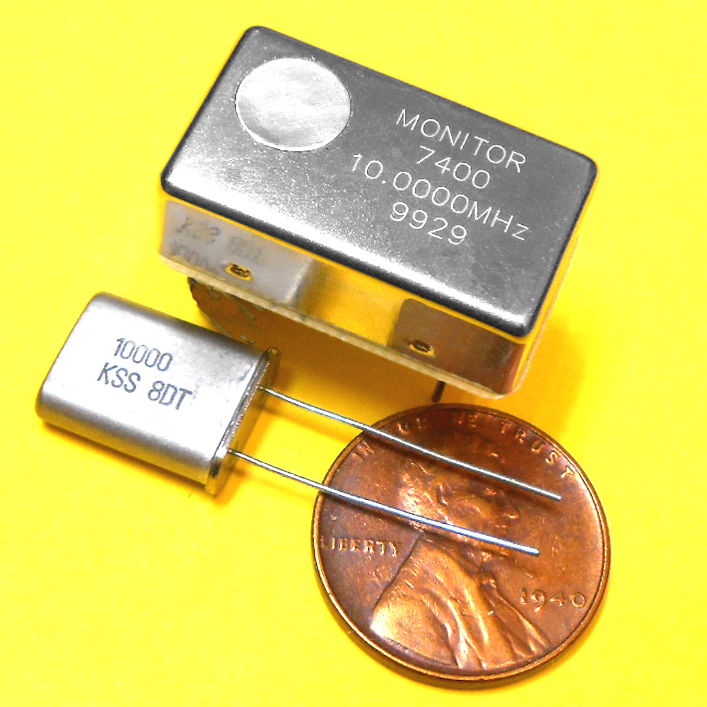 10.0000 MHz TCXO 1ppm Frequency Standard & 10 MHz Crystal Set ** USA SELLER **