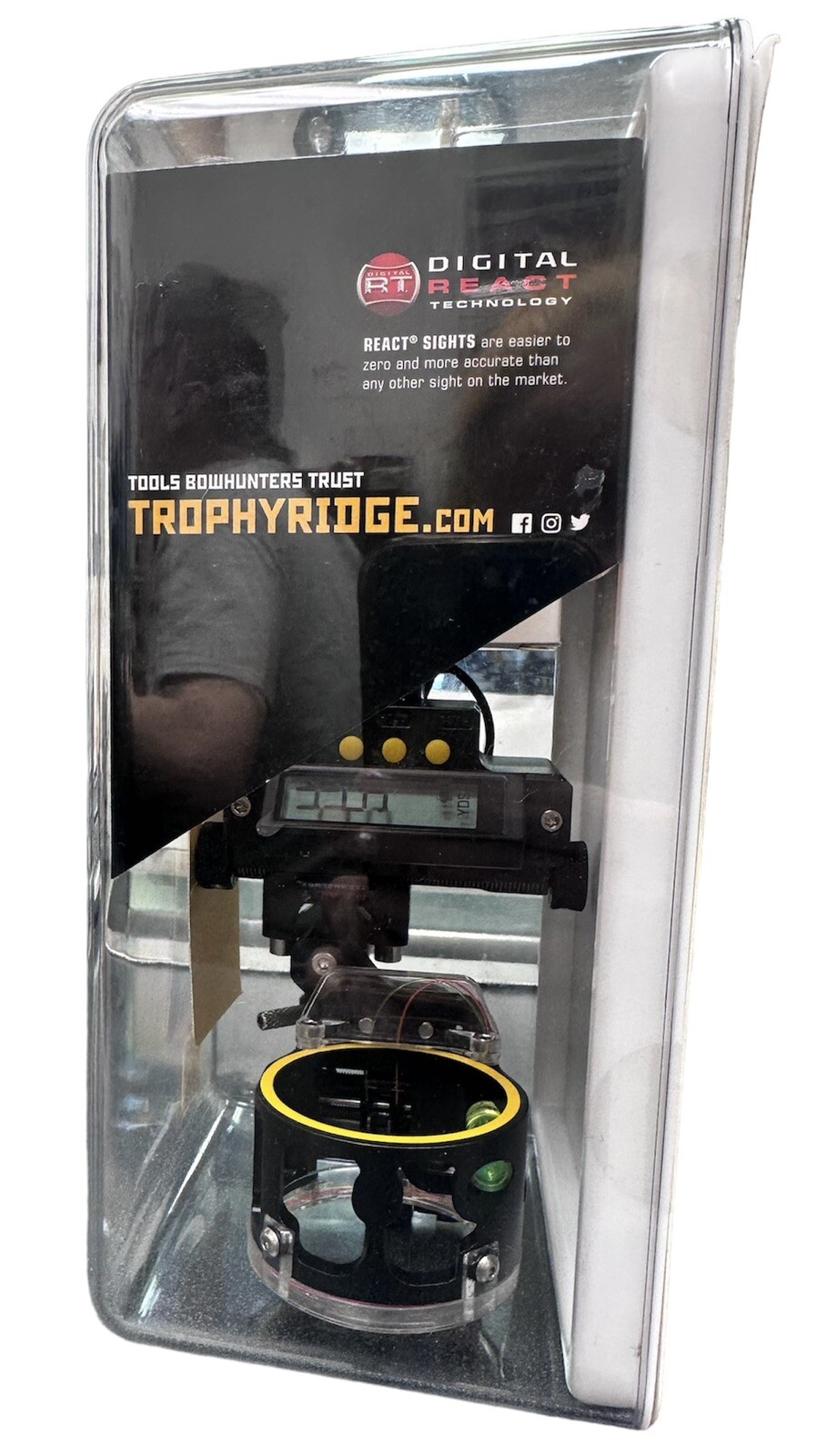 Trophy Ridge ‎React Trio Pro .019 Archery Bow Sight - Black (‎AS713R19)