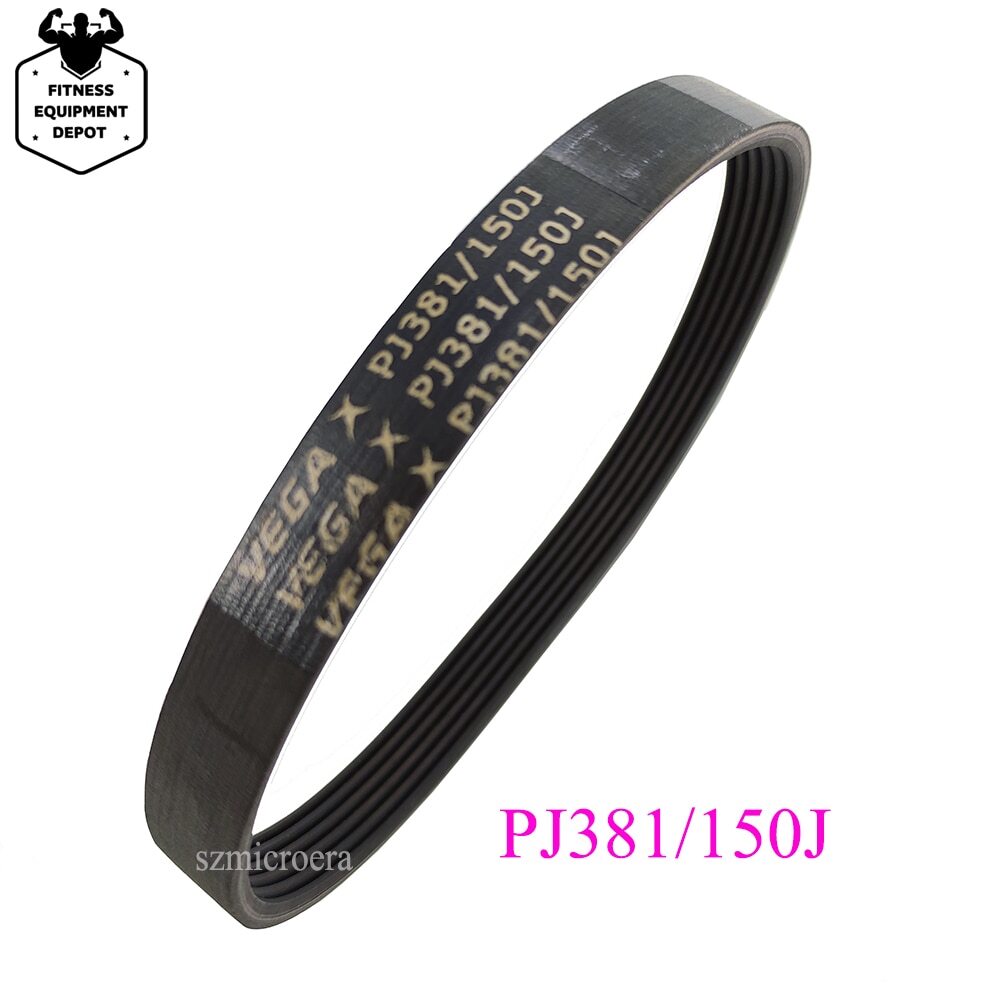 VEGA V-Belt PJ381 150J 4/5/6/7Ribs Treadmill Motor Belt Rubber Belt Drive Belt