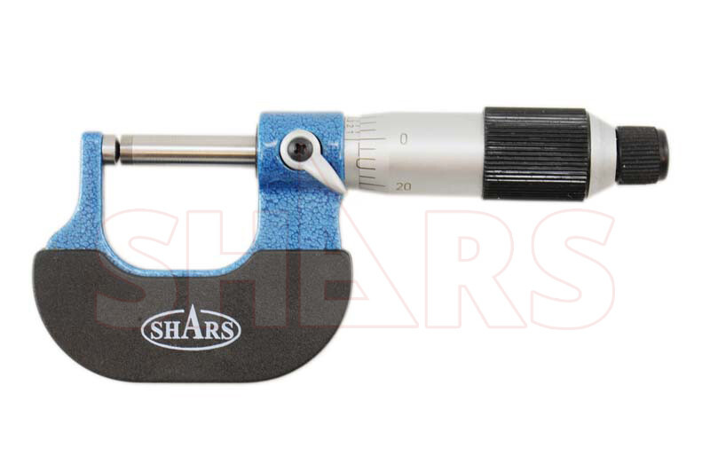 0- 1" PRECISION BALL MICROMETER .0001 CARBIDE THICKNESS !}