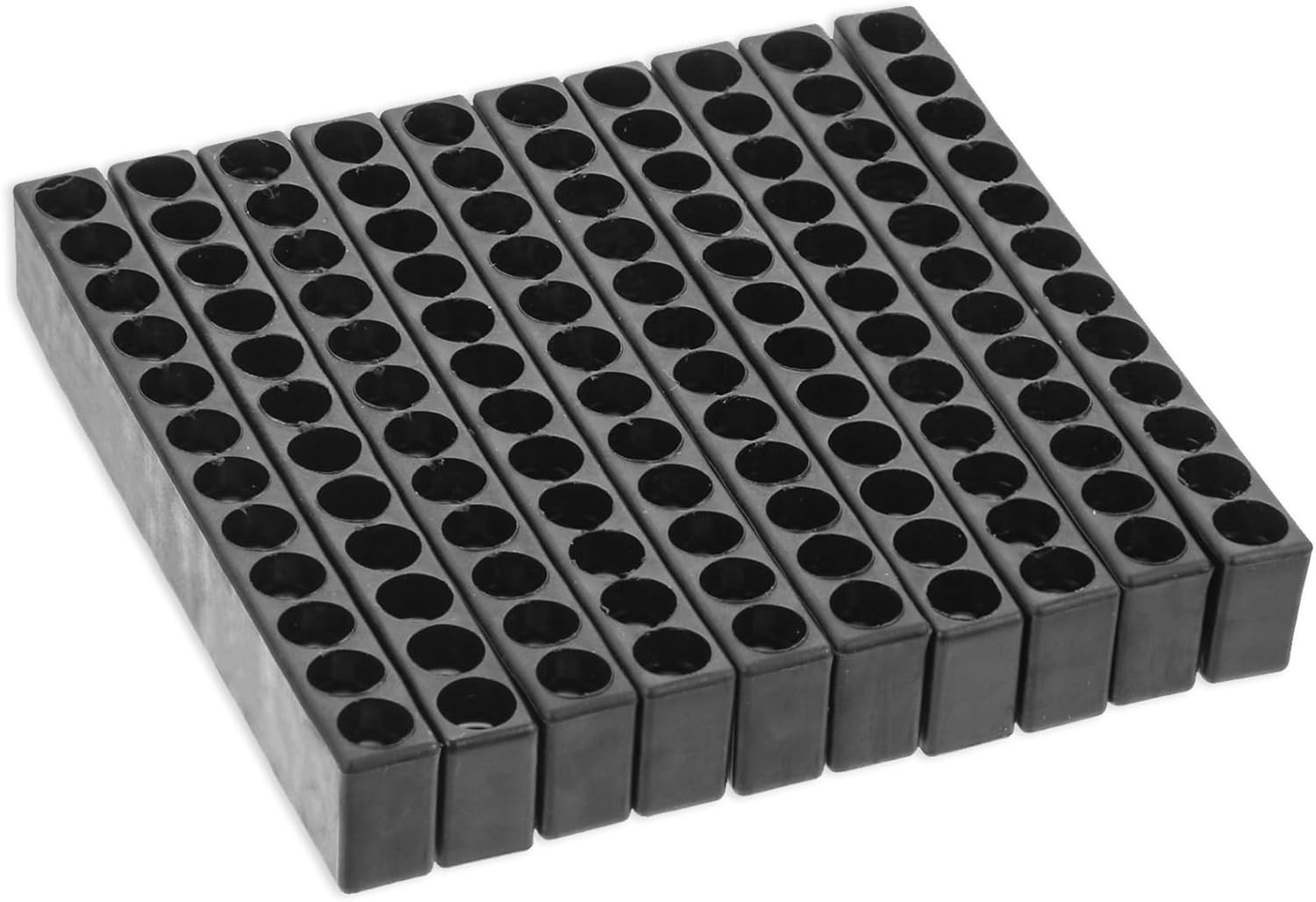 10PCS 12 Holes Hex Shank Bit Holder, Plastic Hex Shank Screwdriver Bit Holder, S