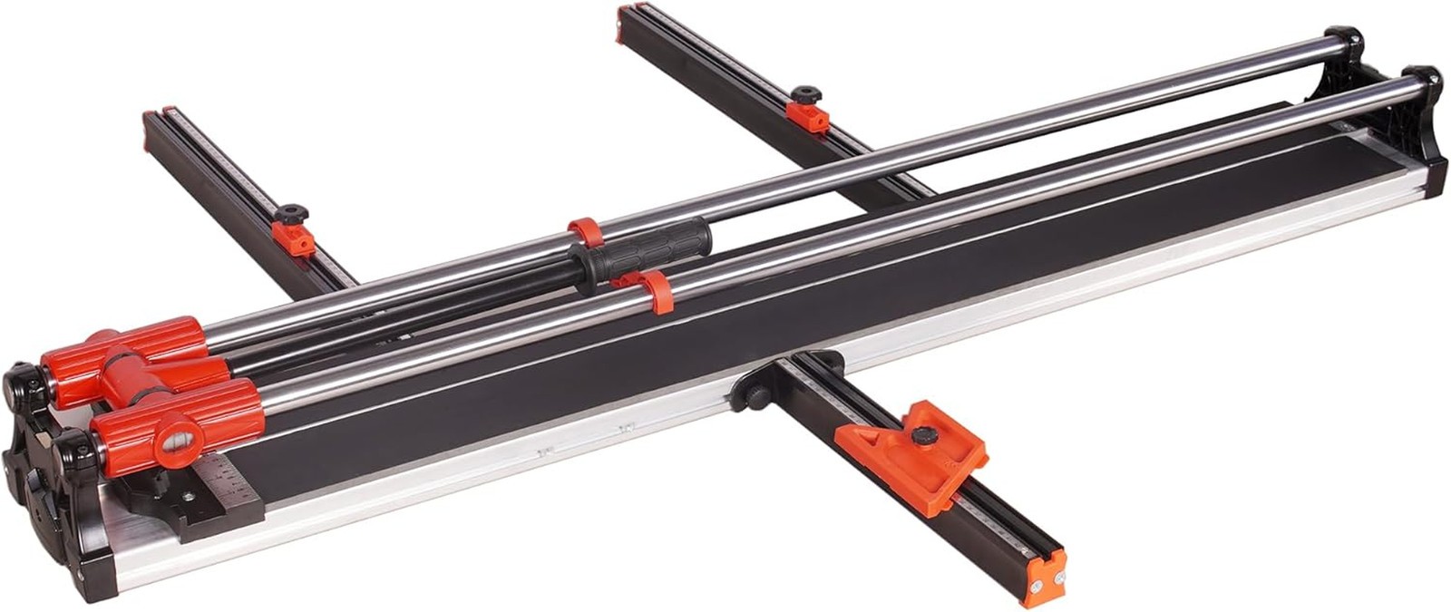 48" Double Guide Rails Manual Tile Cutting Machine Wide Aluminum Bottom Plate Ce