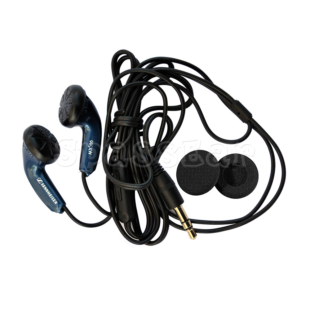 Genuine Sennheiser MX500 Classic Earbuds Retro Headphone w/Inline Volume Control