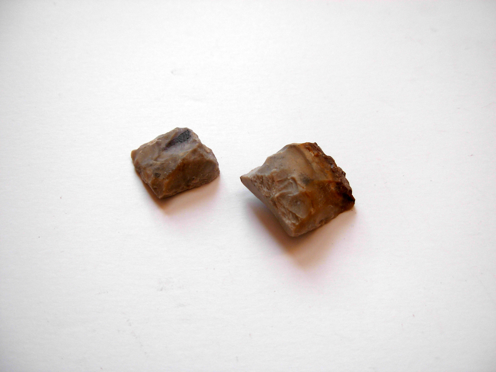 Pair of 5/8 Inch Black Powder Rifle/Pistol Flints New Hand Knapped