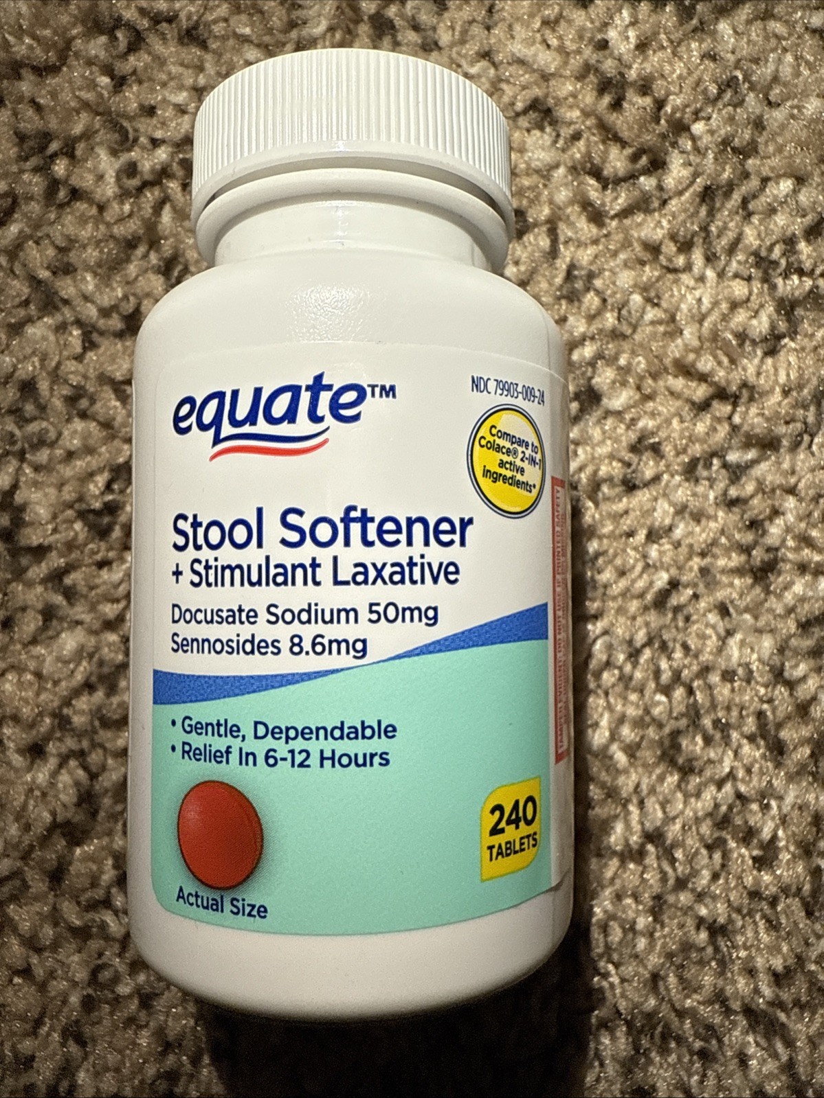 EQUATE NDC4903518240 Laxative Tablets
