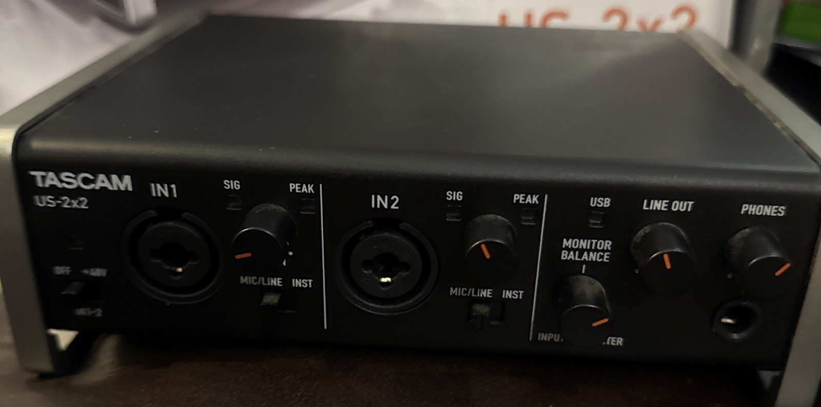 Tascam US-2x2HR USB Audio Interface