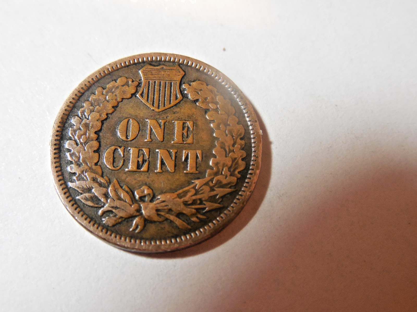 1890 Indian Head Penny in Fine condition. Liberty, great rim, clean coin.