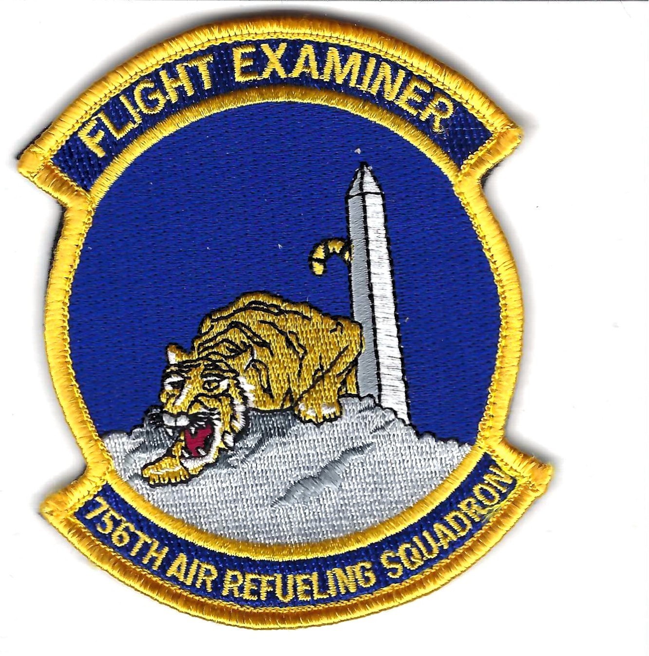 PATCH USAF 756TH AIR REFUELING SQ ARS FLIGHT EXAMINER  ANDREWS AFB       B7-15