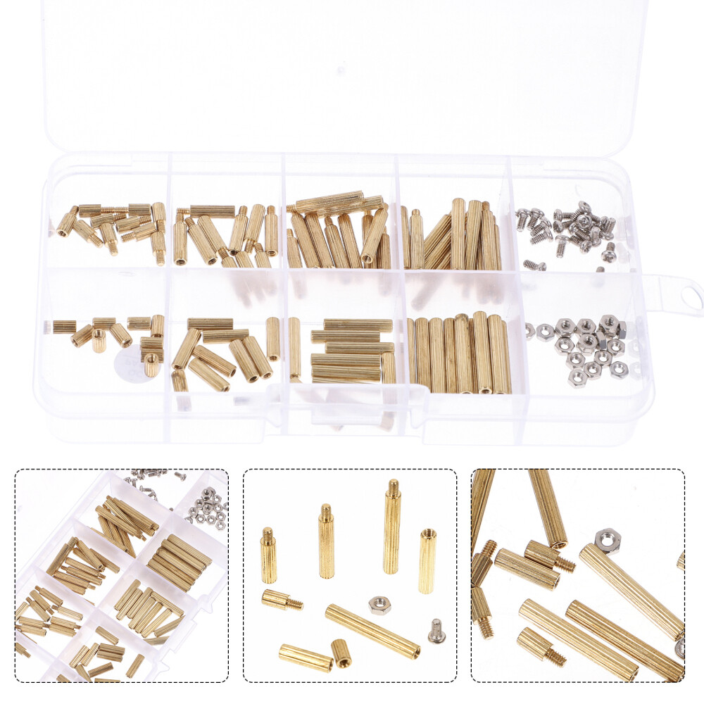 120Pcs Standoff Screws Assorted for Pcb and Computer Applications