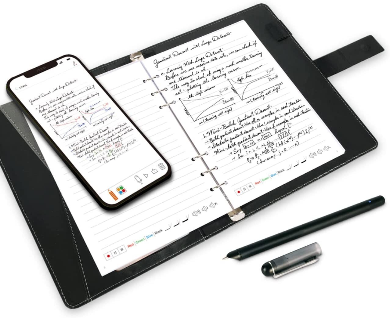 Ophaya 2-in-1 Digital Pen Set - For Note-Taking &Audio-Smartpen, Notebook