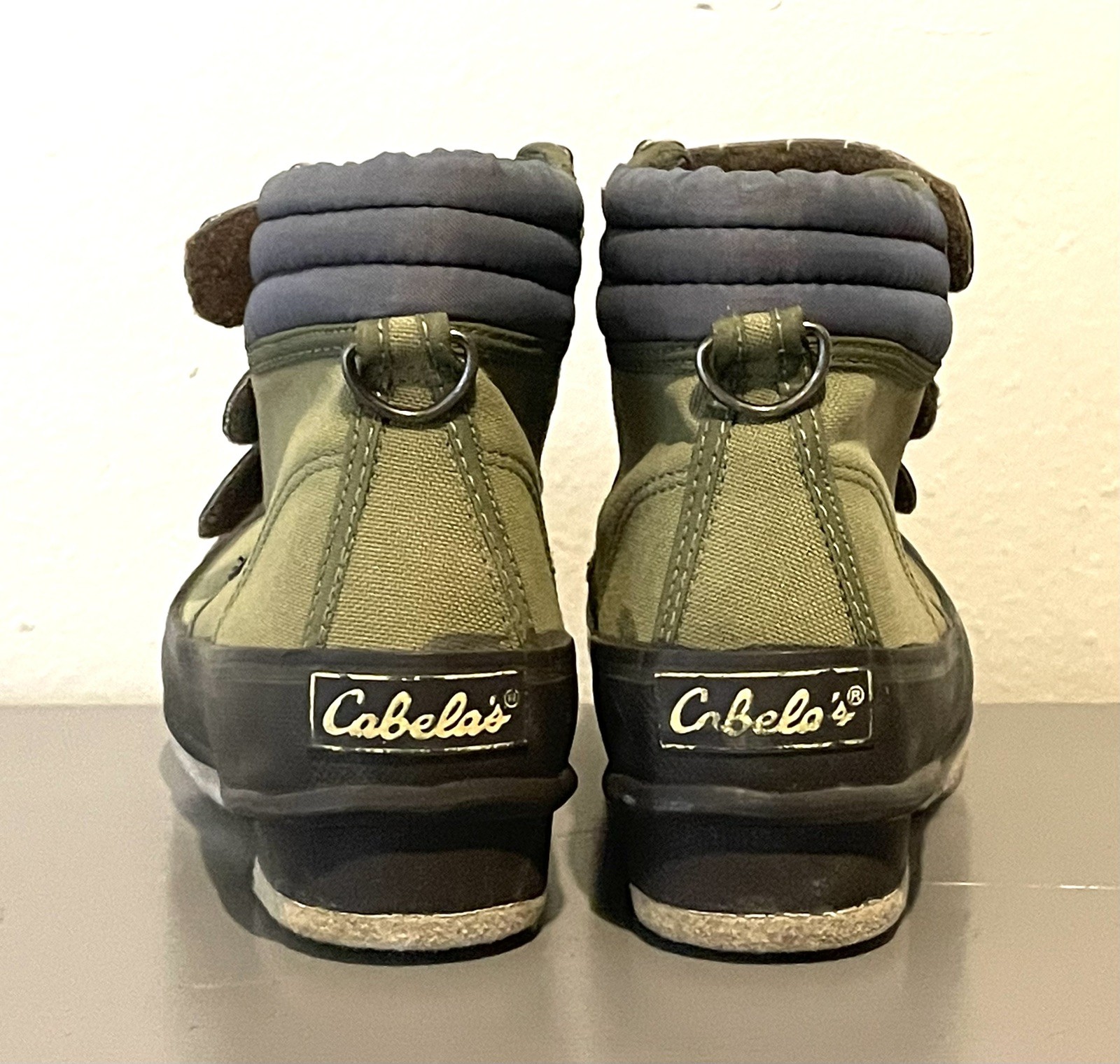 CABELAS STEEL SHANK WEATHER,HUNTING FLY FISHING SHOE BOOTS SZ 6