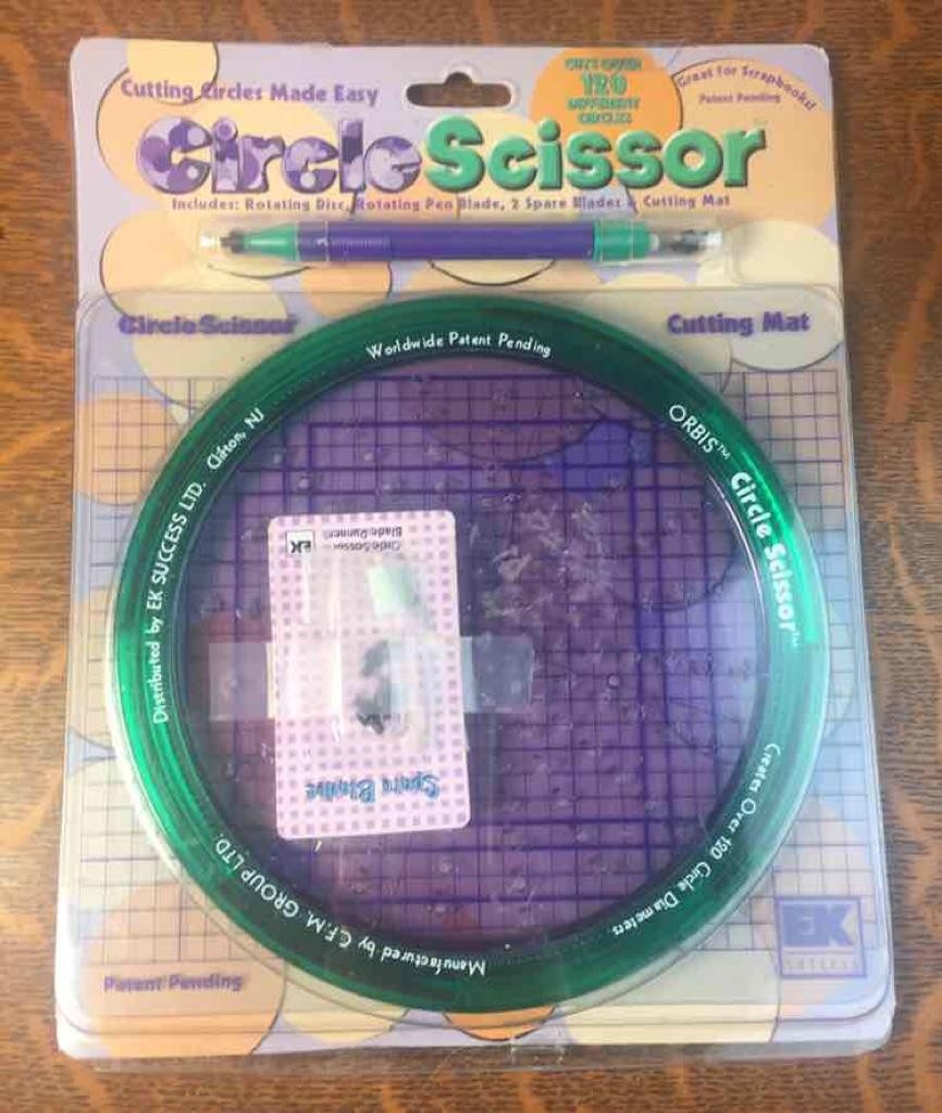 Orbis EK Success Circle Scissor Cuts 120 Circles & Rings Scrapbooking New Sealed