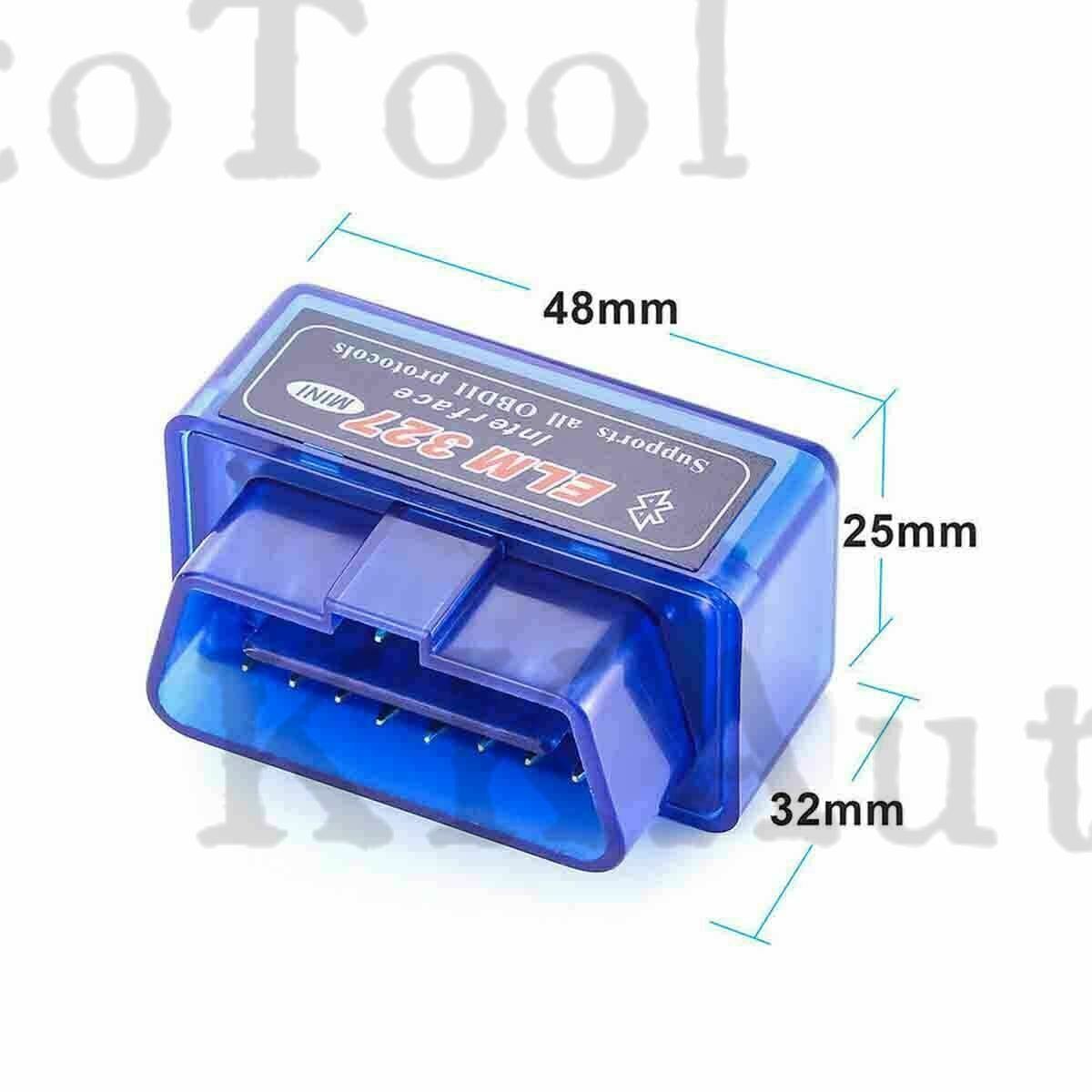 ELM327 OBD2 Code Reader Bluetooth Auto Diagnostic Tool OBDII Scanner for Android