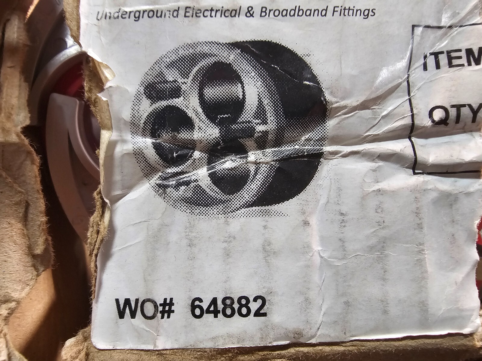 CAL AM MANUFACTURING 64882 4" TRIPLEX PLUG FOR INNERDUCTS