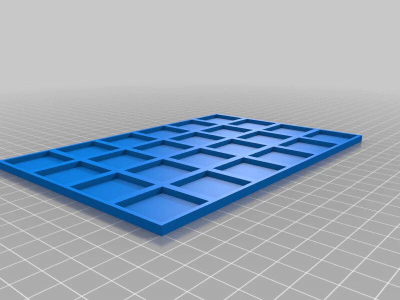 25mm Square To 30mm Square Base Conversion Movement Trays - old world compatible