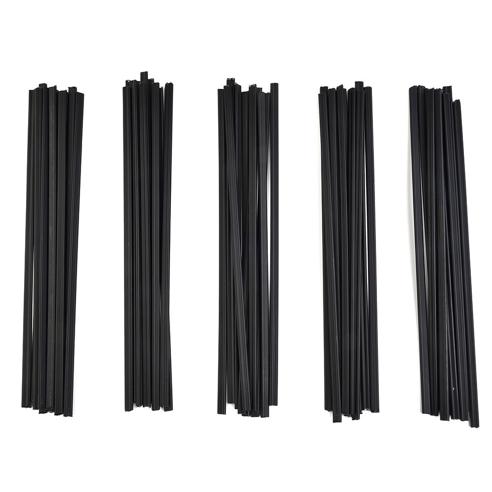 50Pcs 200mm PP Black/Plastic Welding Rods Car Bumper Repair/Sticks Welder Tools