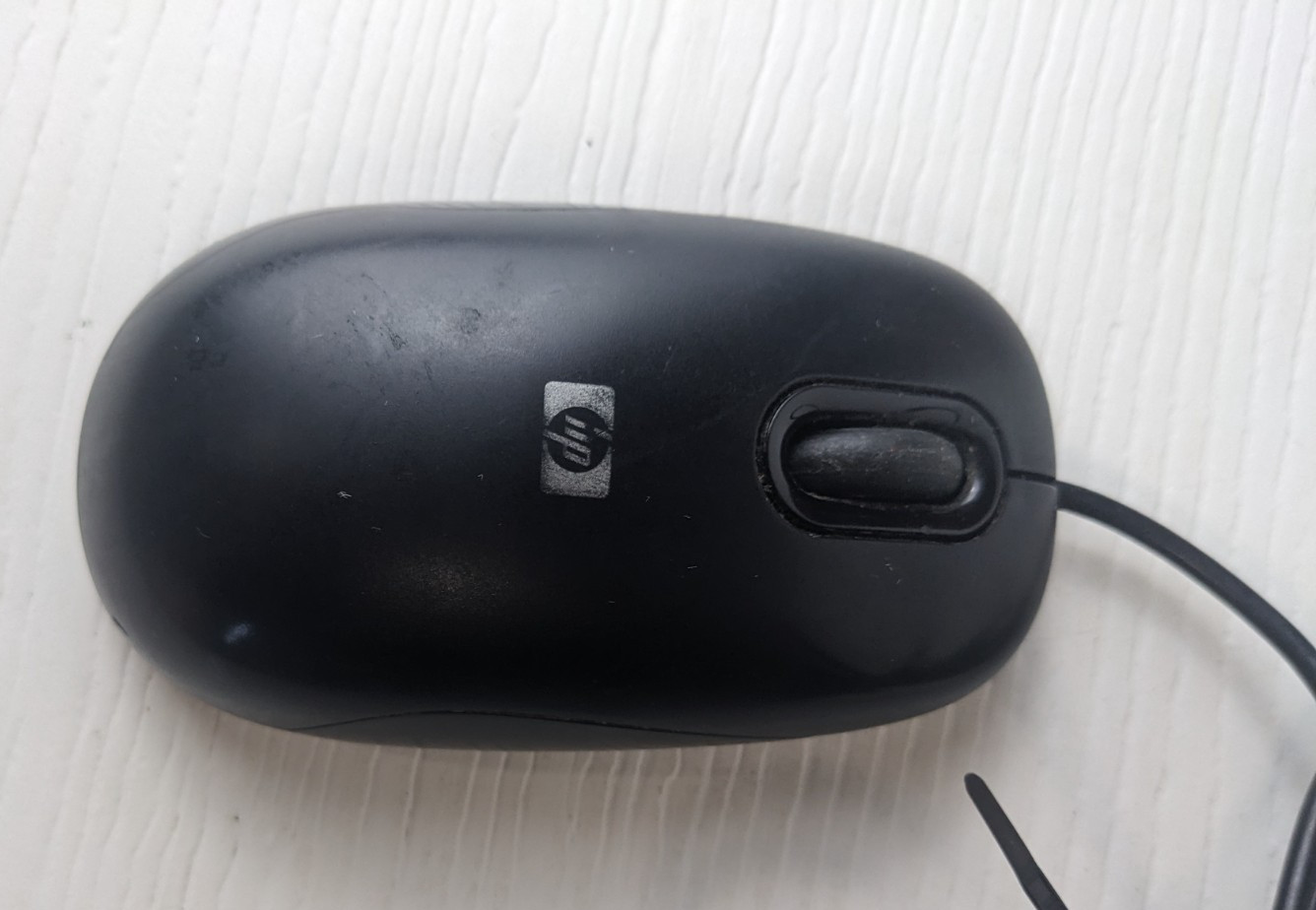 HP 3 BUTTON WIRED Optical MOUSE 5188-6230 MOBJKO