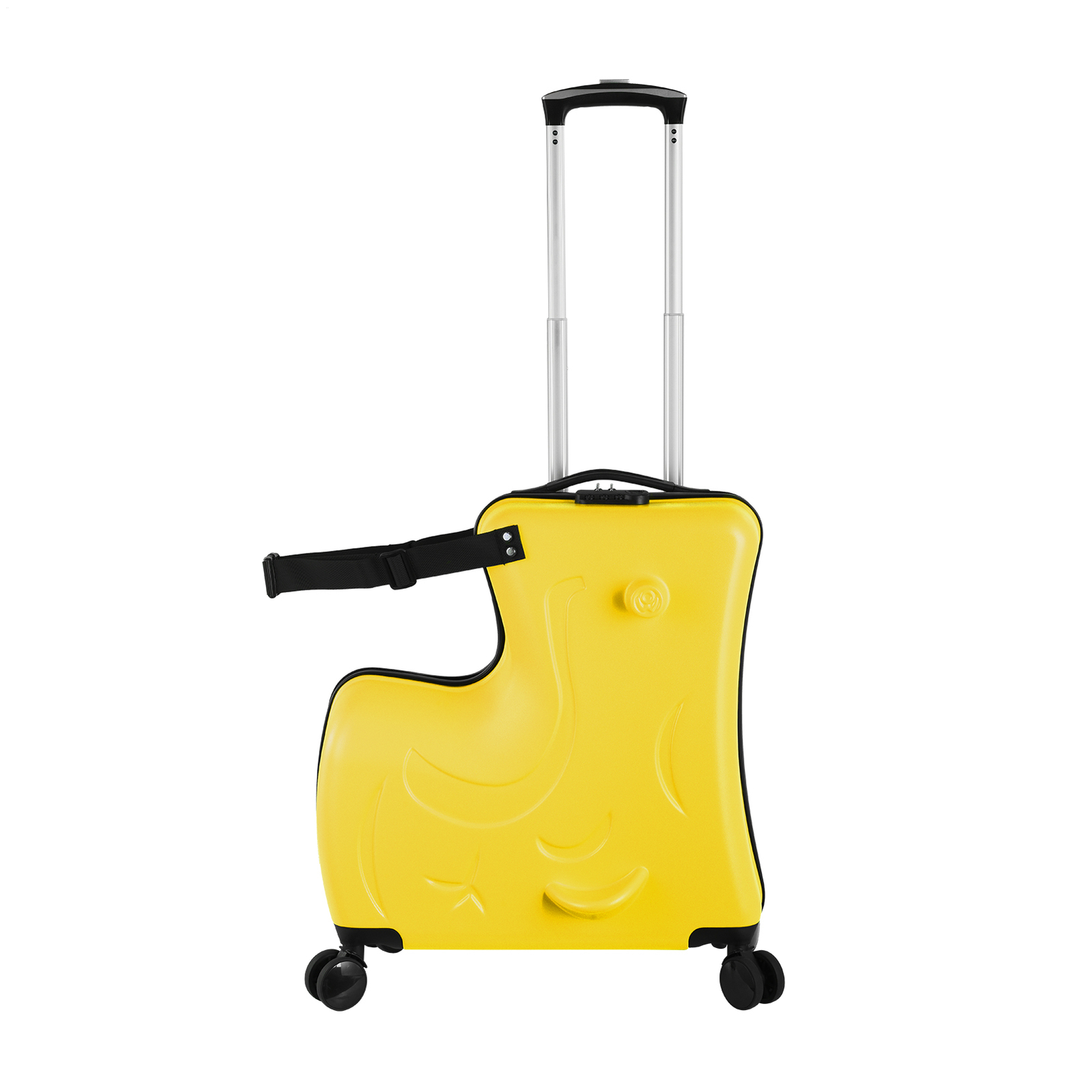 20" Spinner Luggage Kids Ride-On Roll Suitcase Luggage Bags Wheeled Trolley Lugg