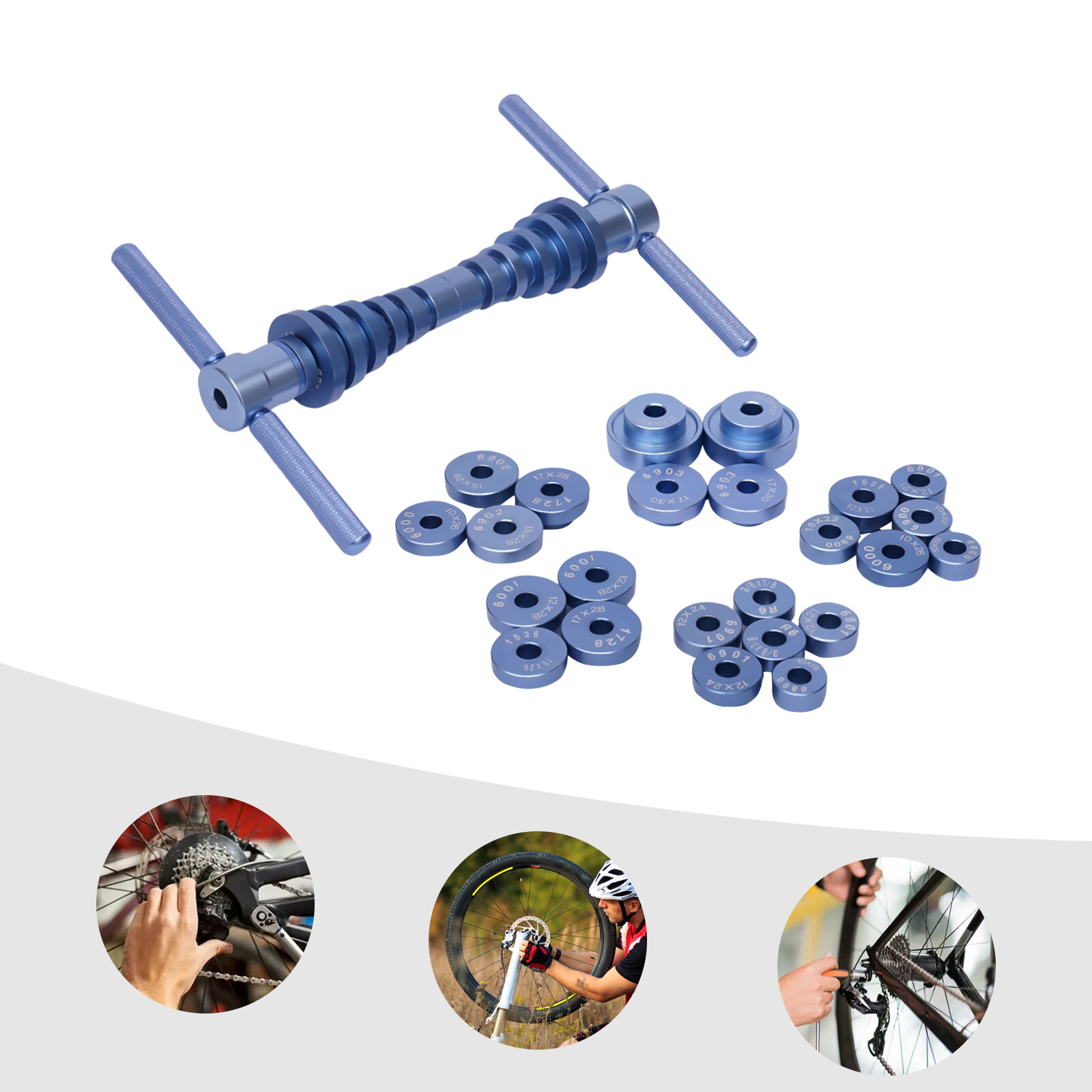Bike Bearing Press Kit Bottom Bracket Bicycle Hub&BB Axis Installer Tool Kit