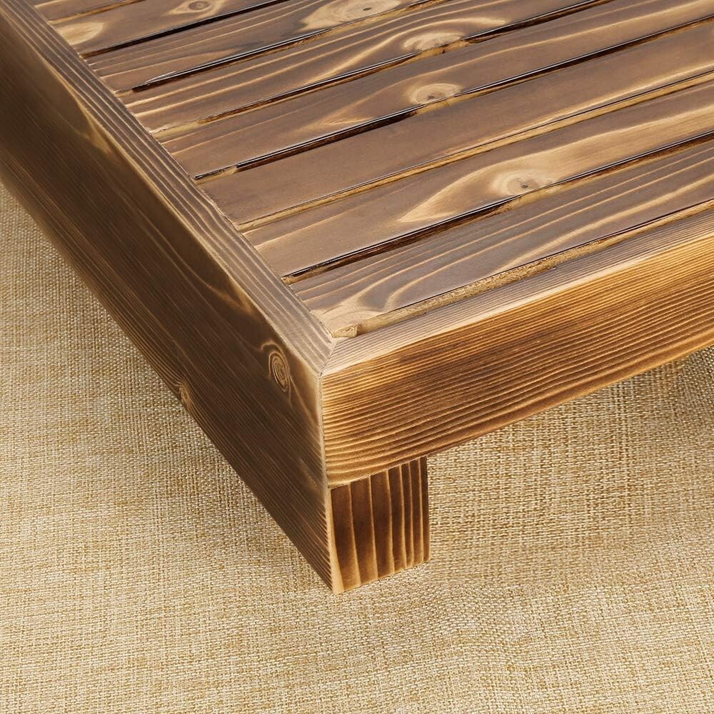 Solid Wood IndoorOutdoor 3 12 High Riser Step NonSlip All Weather Top