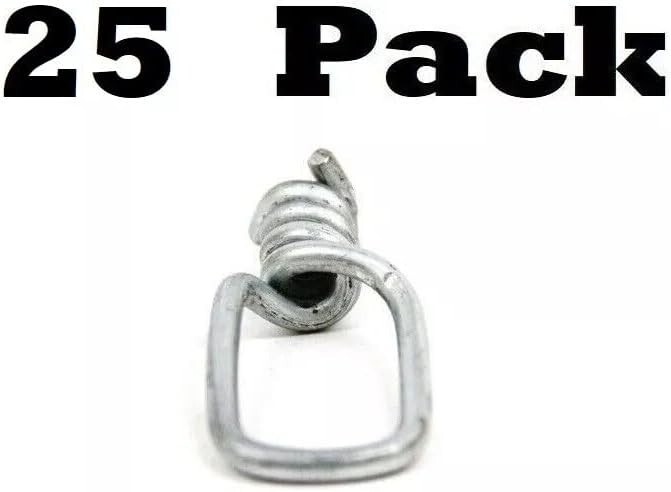 25 Pack #9 Heavy Duty Snare Swivel Trapping Supplies 25 Swivels