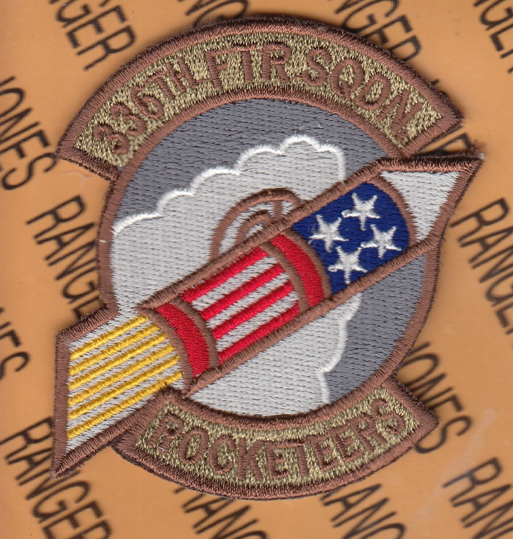 USAF Air Force 336th Figther Sq FS ROCKETEERS ~3.25" OCP NO HOOK patch c/e B