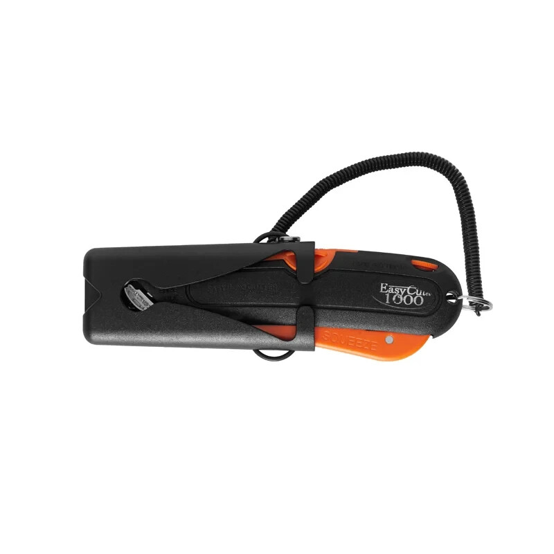 Easy Cut Safety Box Cutter Knife Easycut tool for work cutting 1000 Orange
