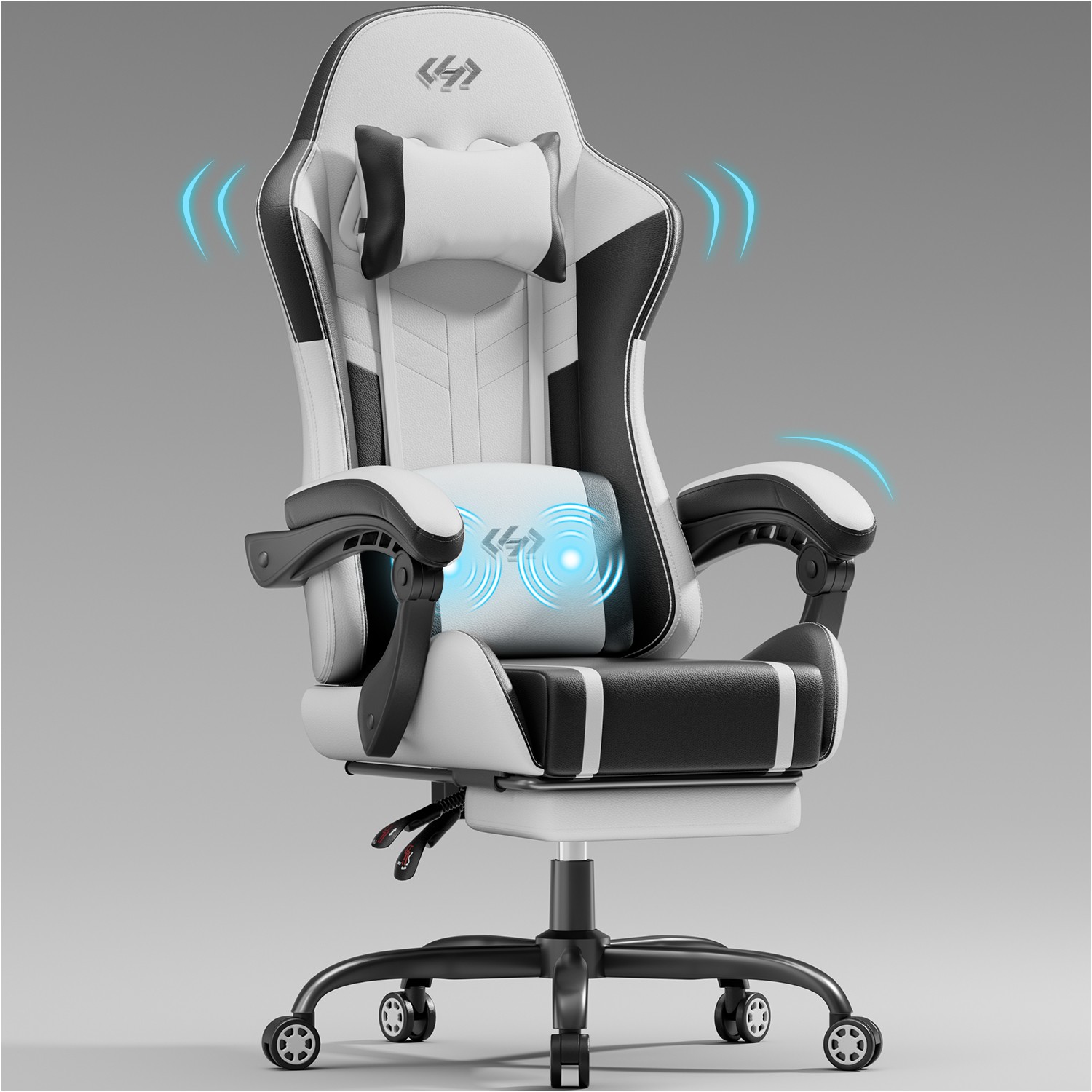 Gaming Chair with Massage, Premium Luxury Gamer Chair, Ergonomic Computer Chair