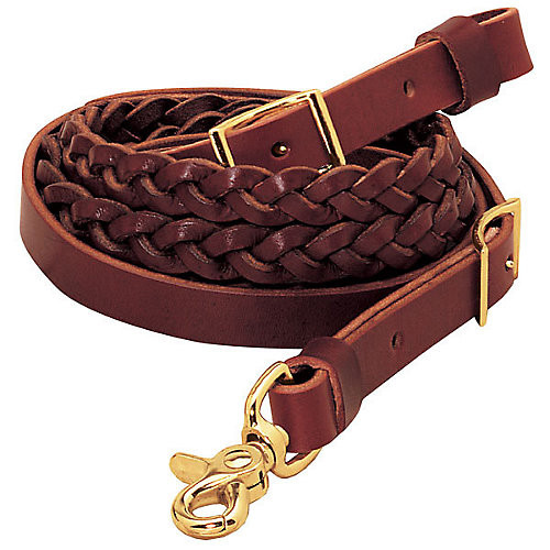 Weaver Classic 3-Plait Leather Roper Reins