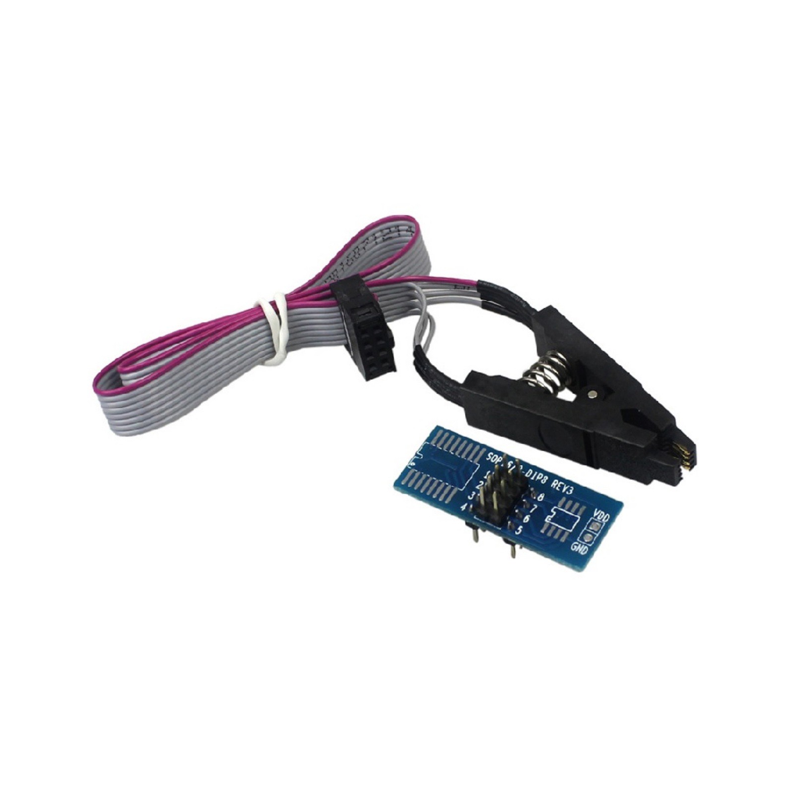 Flash Memory IC Test Clip SOIC8 SOP8 for Programmer Socket Adapter Connector