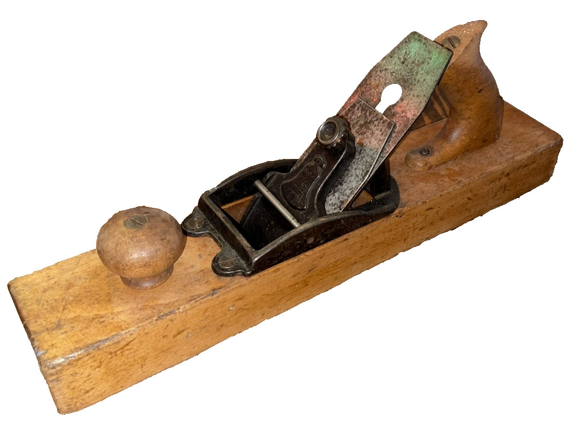 14-1/2X2-1/4" WOODEN PLANE~ 76~ ANTIQUE~ 18TH CENTURY~ WOODWORKING