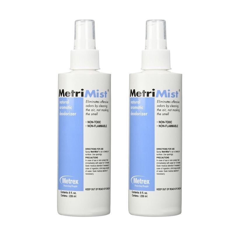 2 Pack, Metrex Metrimist Natural Aromatic Deodorizer Spray 8 OZ. Odor Eliminator