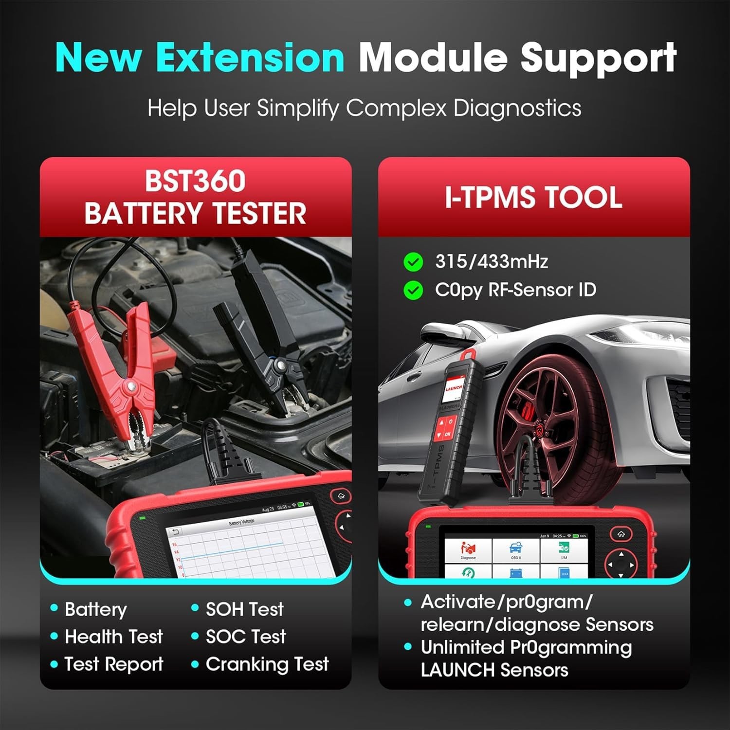 2026 LAUNCH CRP123X OBD2 Scanner Engine ABS SRS Code Reader Car Diagnostic Tool