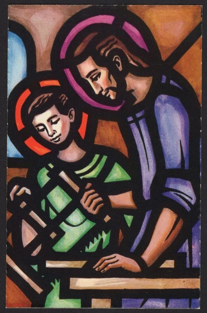 Holy card de San Jose santino image pieuses estampa