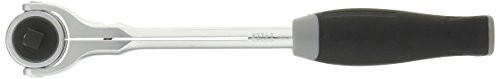 Ko-Ken 3/8 9.5mm SQ. Swivel Head Ratchet Handle Resin Grip Length 280mm 3776J