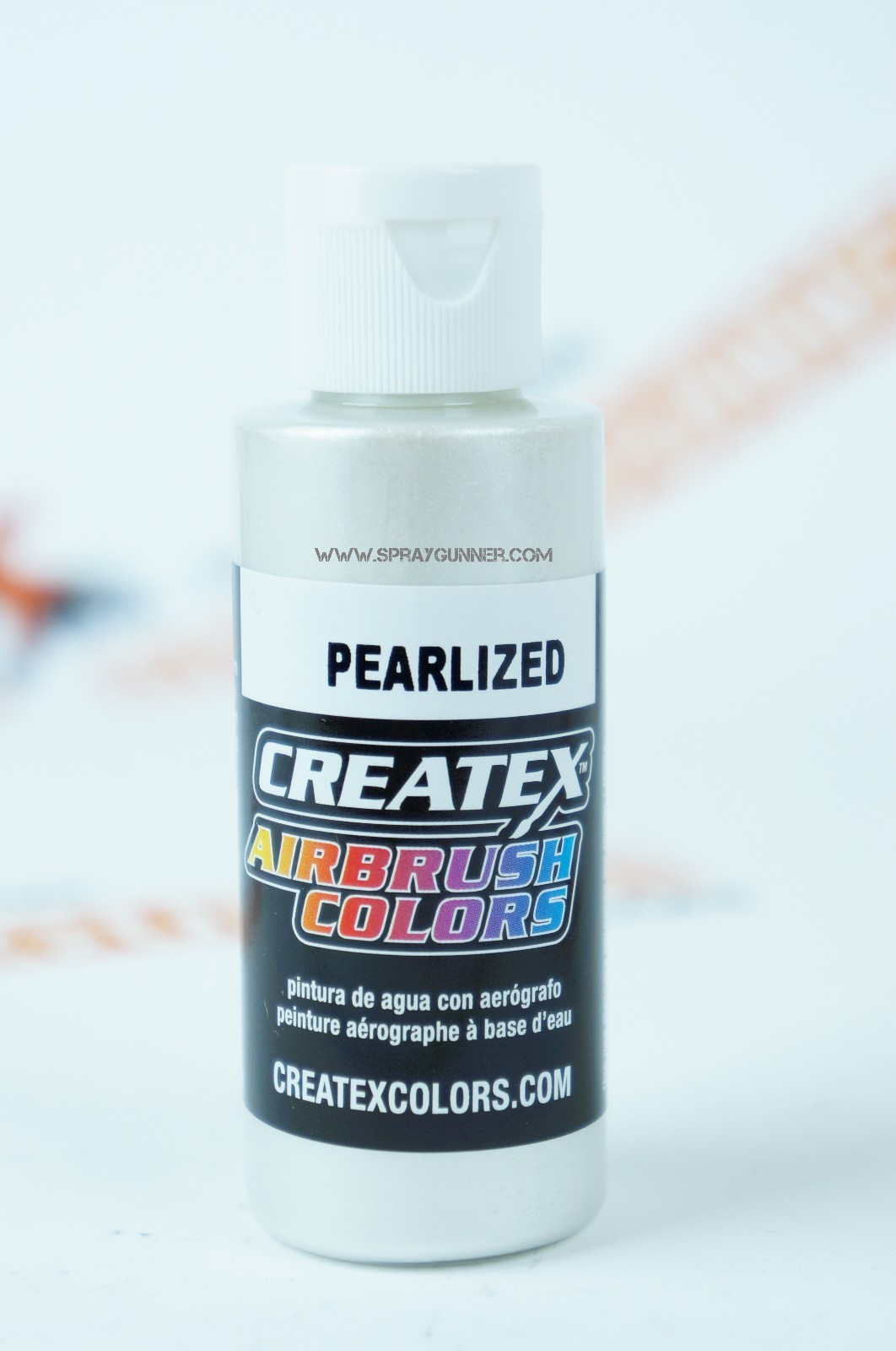 Createx Airbrush Colors 5310 Pearl White 2oz. water-based pearlized paint