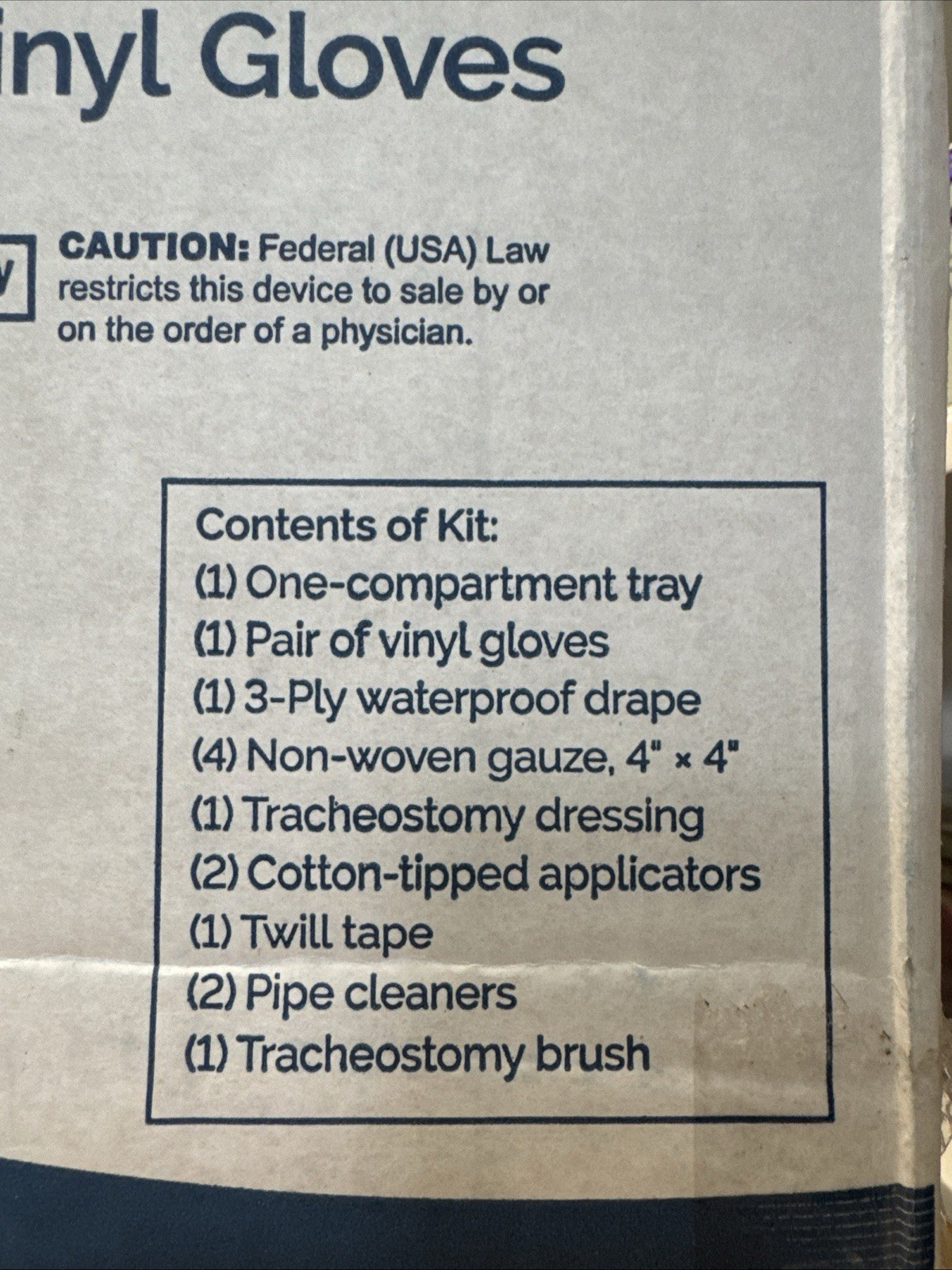 Tracheostomy Care Kit - basic - by Dynarex / RESP-O2 - Case Of 20