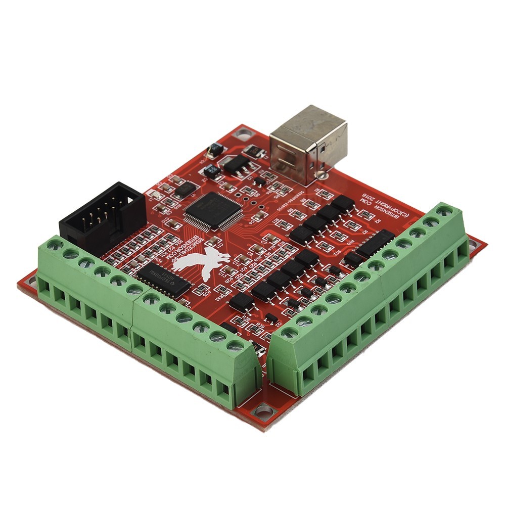 USB CNC Controller Card 3.15*3.03inch Motion Controller 0-10V Output for port