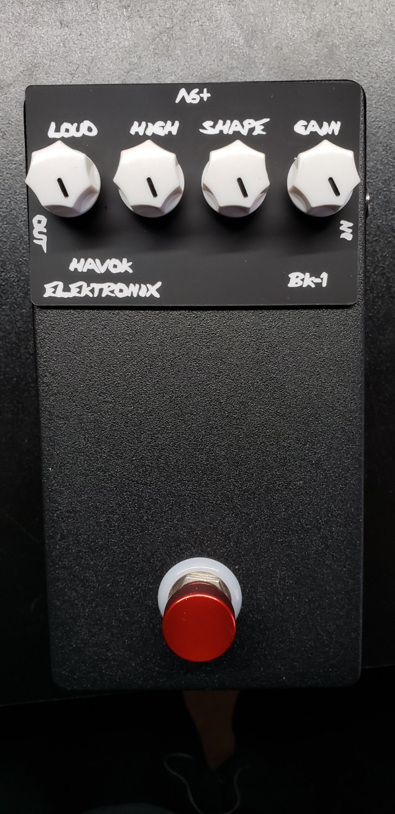 Havok Elektronix BK-1 Guitar Distortion Pedal – Hand-built, Made in USA