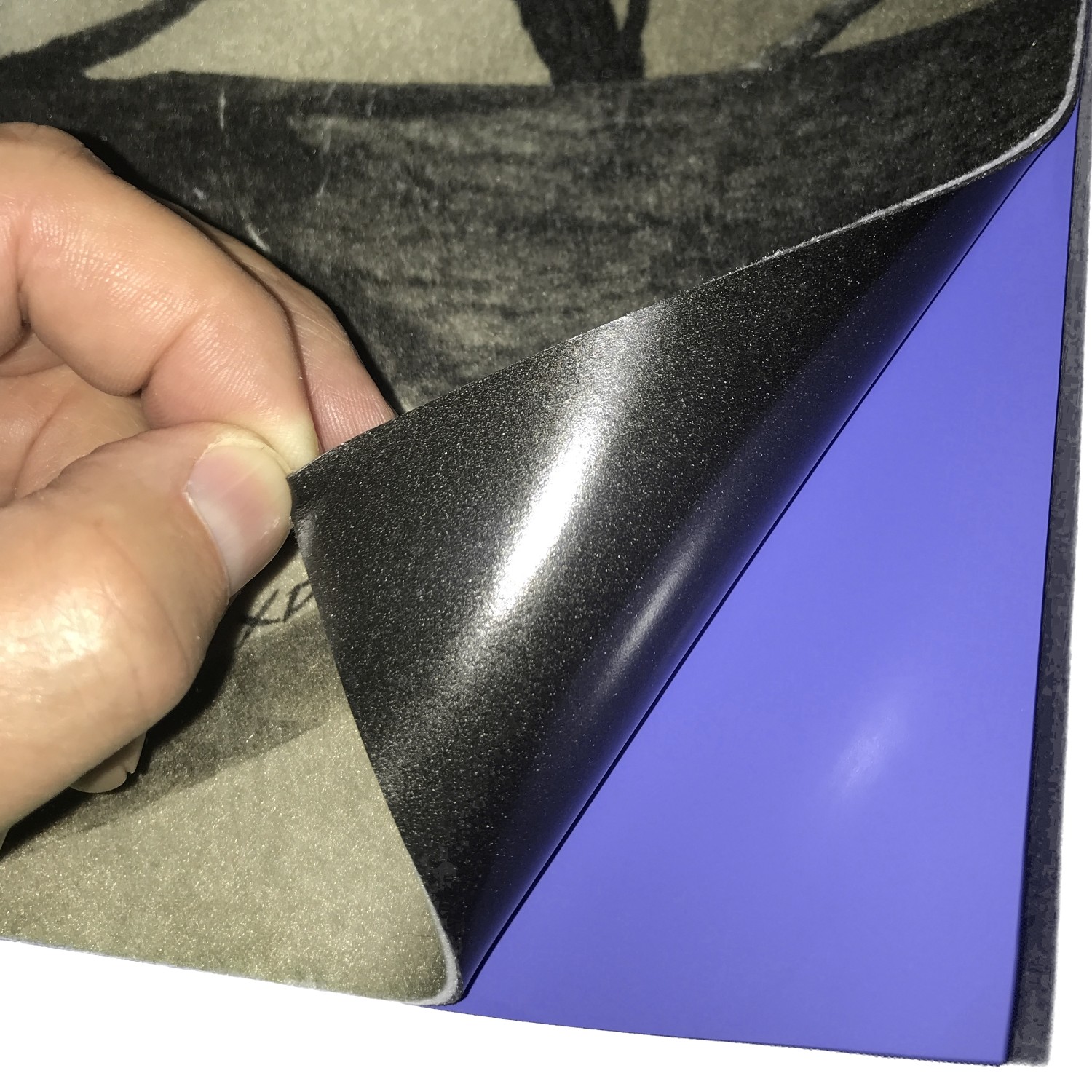 Archery BOW Silencing Pad  9" x 5.5" FLEECE / NEOPRENE ADHESIVE - TRUTIMBER XD