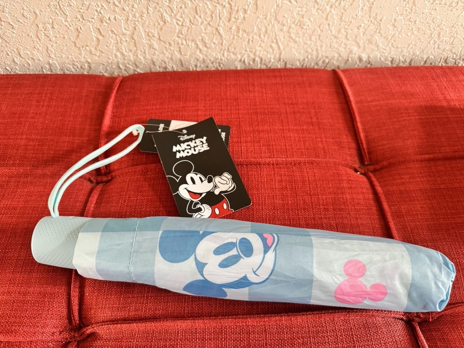 Disney Mickey Mouse Rain Umbrella Auto Open