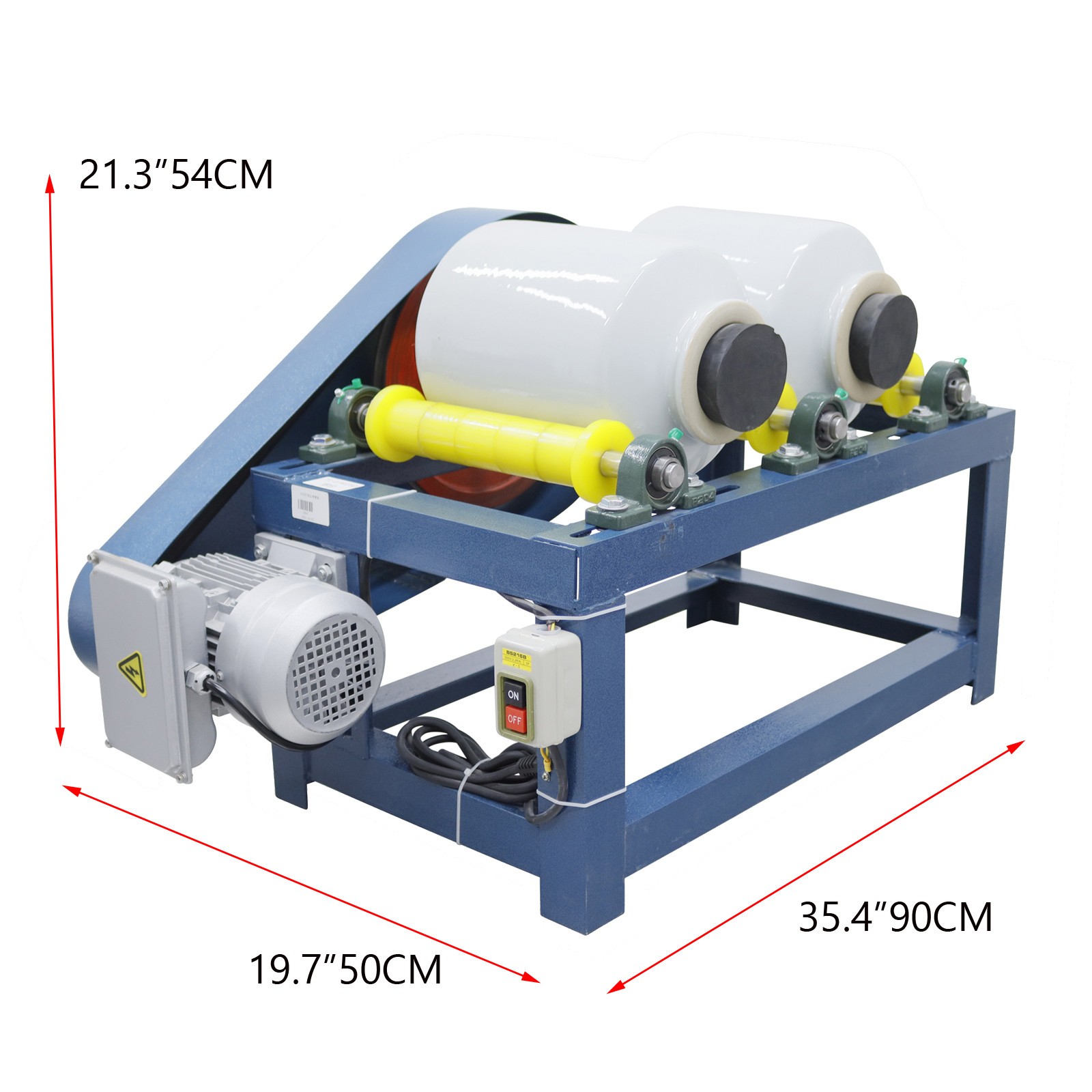 Small Horizontal Lab Ball Mill Grinder 220V Full Rubber Roller Jar Mill Machine