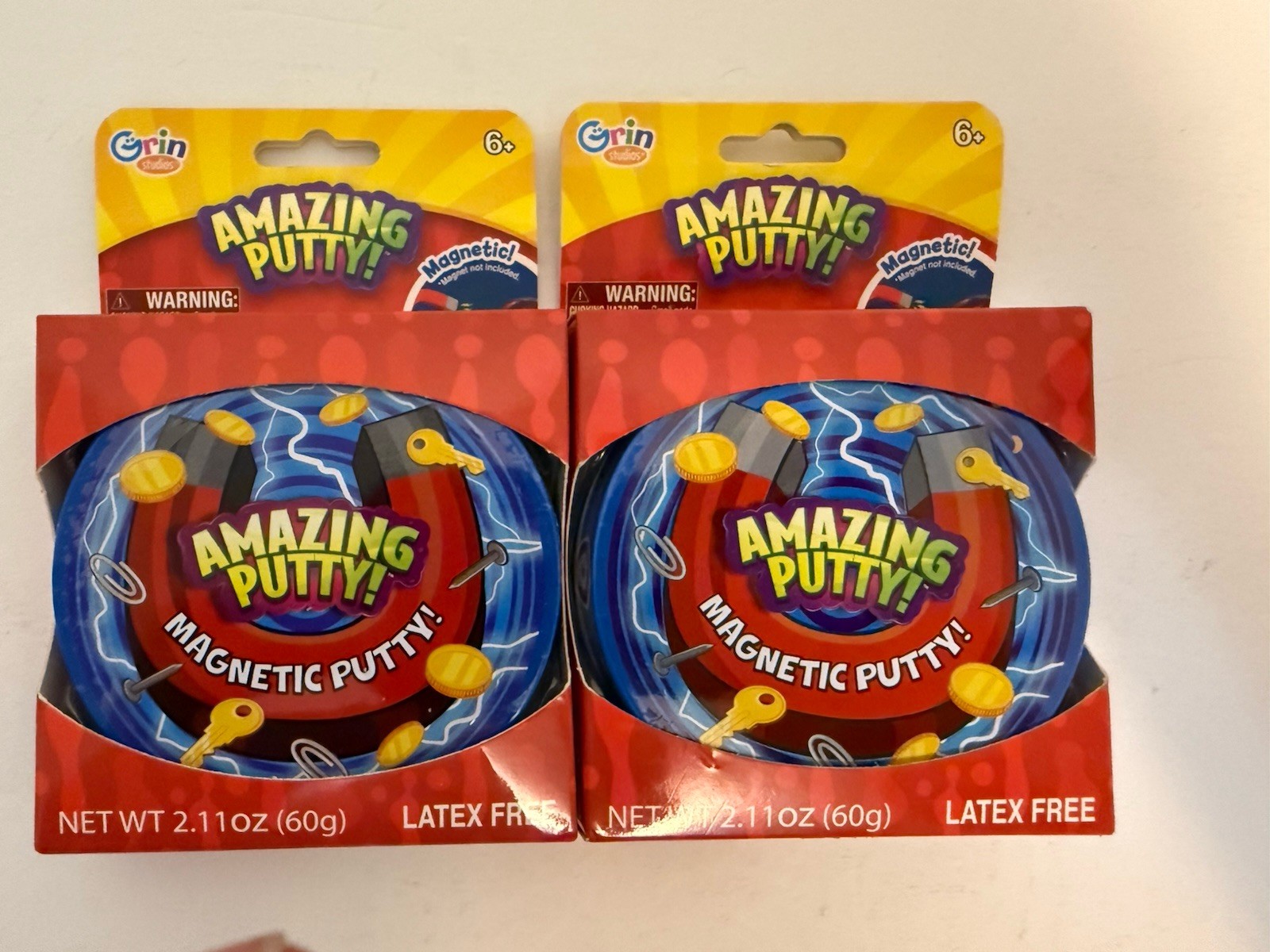 Grin Studios: Amazing Putty LOT OF 2 NEW MIB b