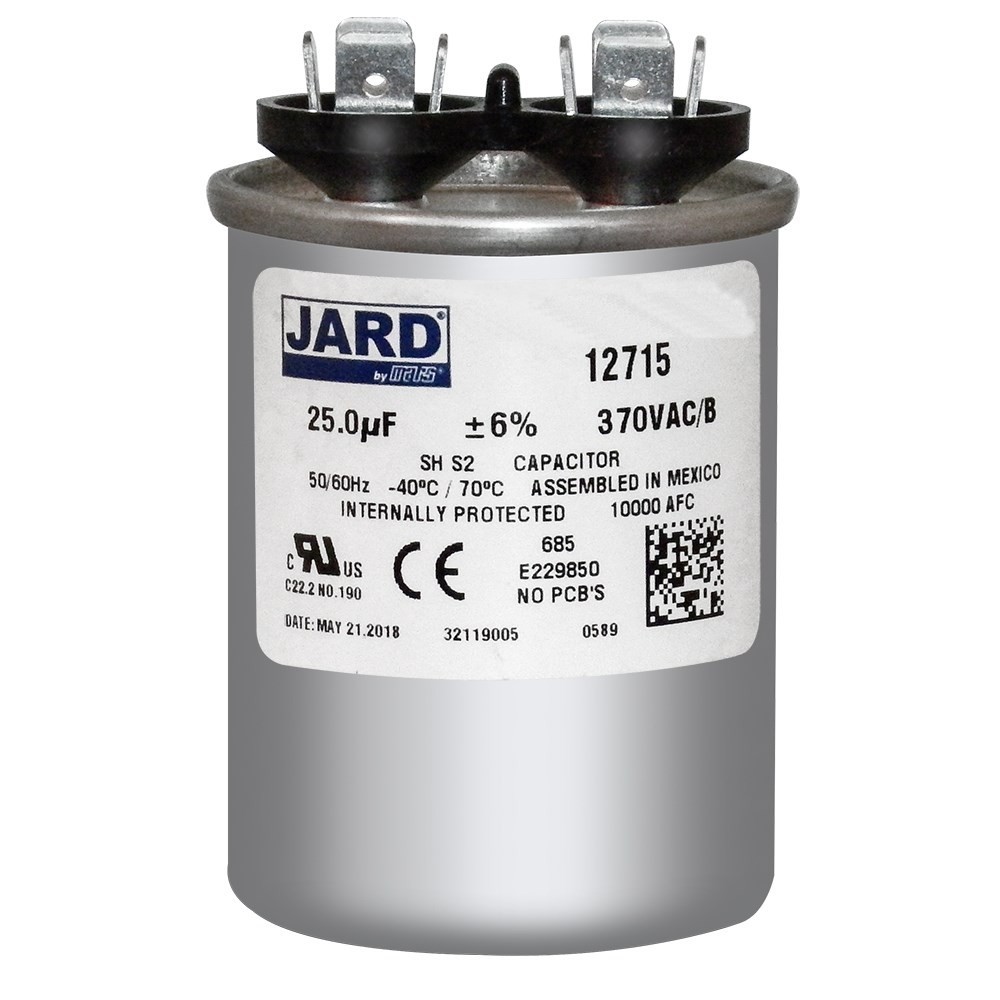 Jard 25 uF +/-6% 440/370V 50/60 Hz Run Capacitor Replaces Manitowoc Ice 2010143